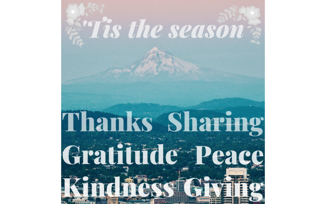 ‘Tis the Season for Gratitude!